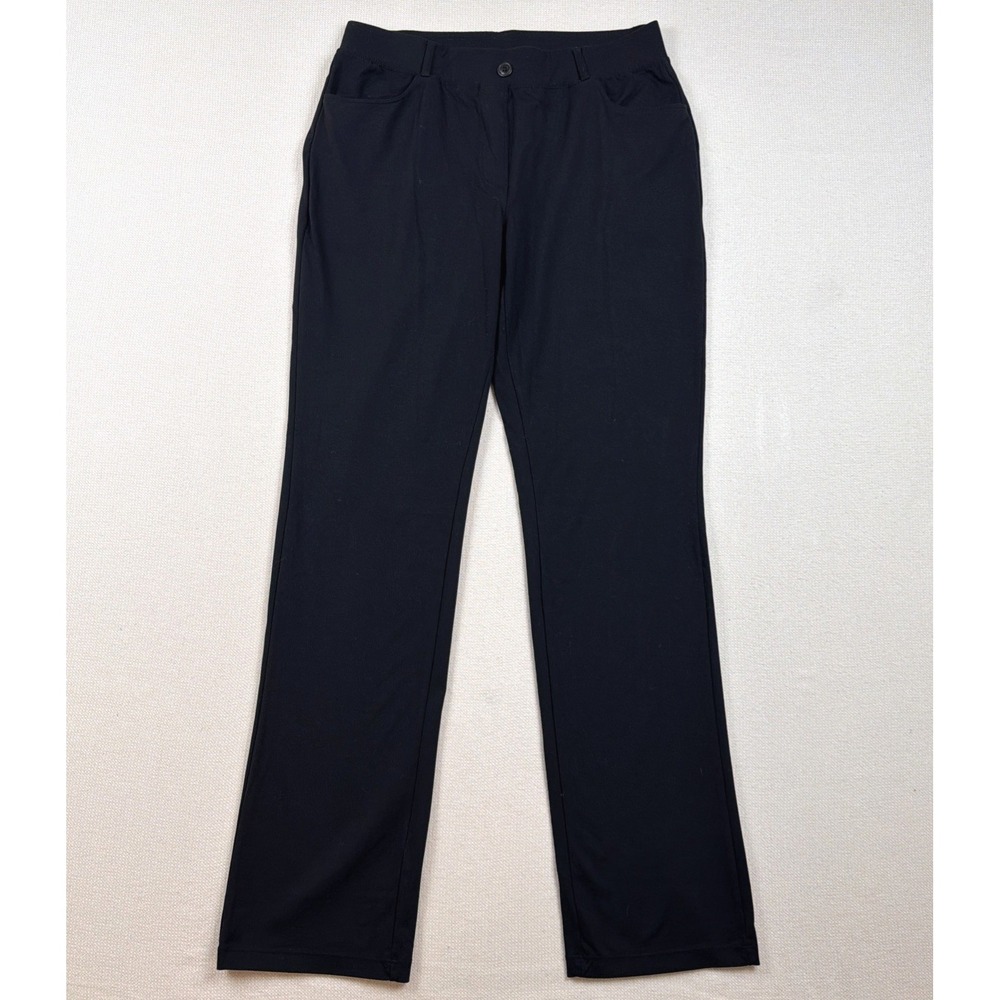 Baleaf Pull On Ponte Pant Size L Black Stretch Minimalist Office Travel Casual